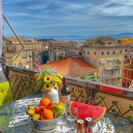 Corfu Panoramic View All The City Buitenkant foto