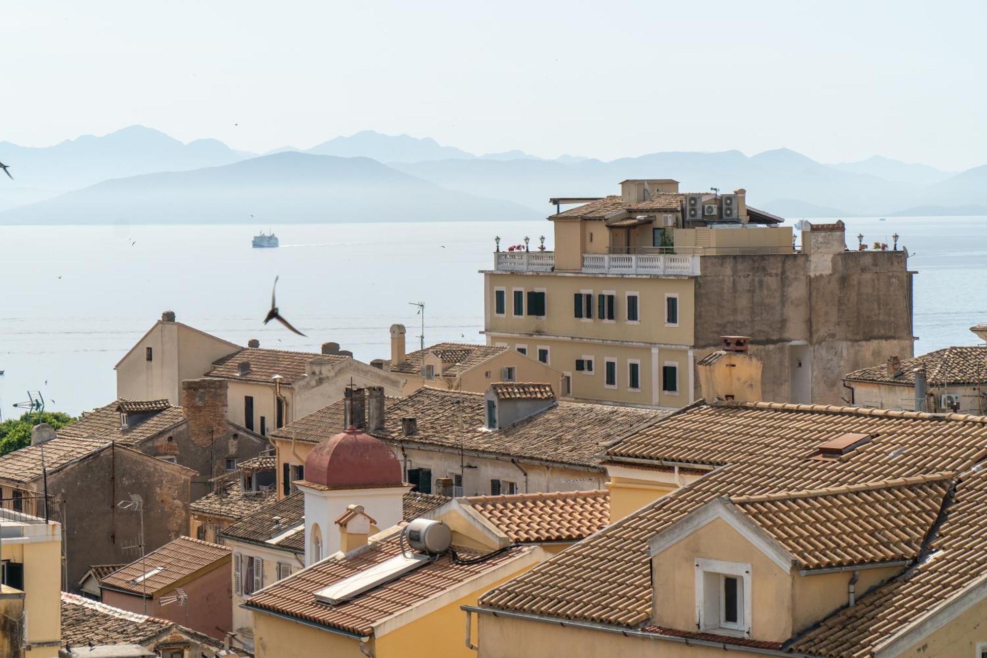 Corfu Panoramic View All The City Buitenkant foto