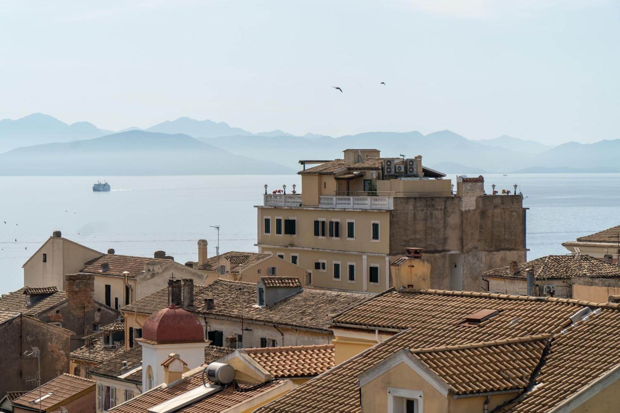Corfu Panoramic View All The City Buitenkant foto