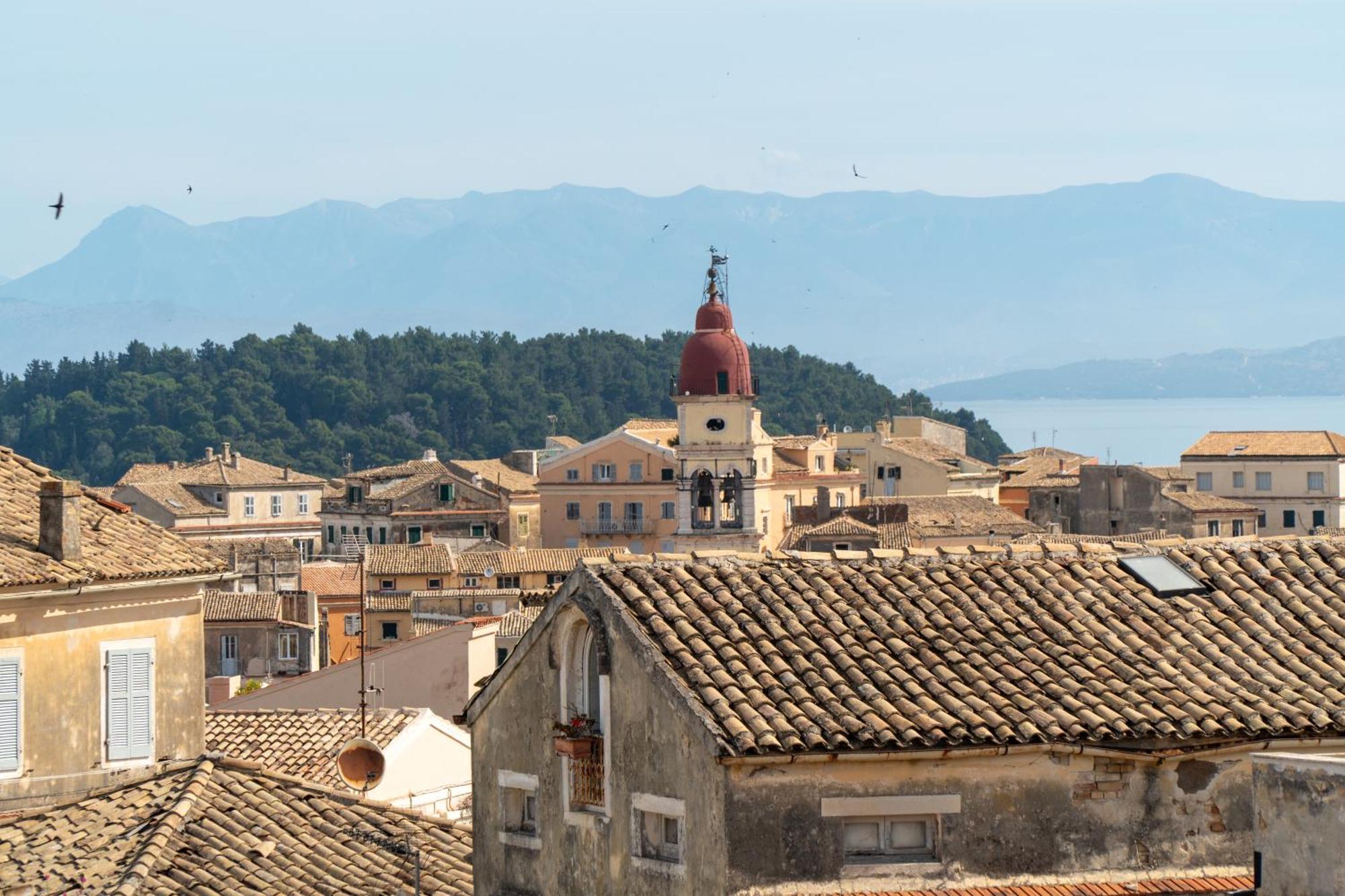 Corfu Panoramic View All The City Buitenkant foto